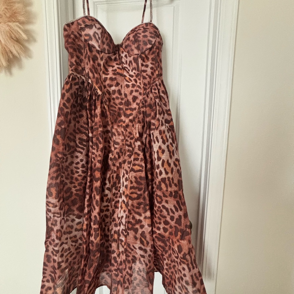 Leopard Print womens dress